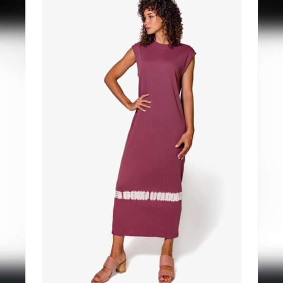 Column Dress Dark Blush - Picture 1 of 9